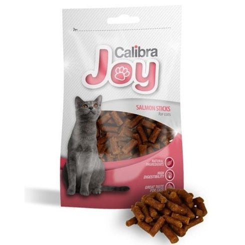 Recompense pentru pisici Calibra Joy Salmon Sticks 70 g